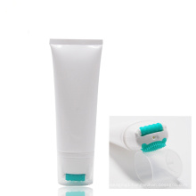 100ml special oval plastic tube with massage applicator for facial mask